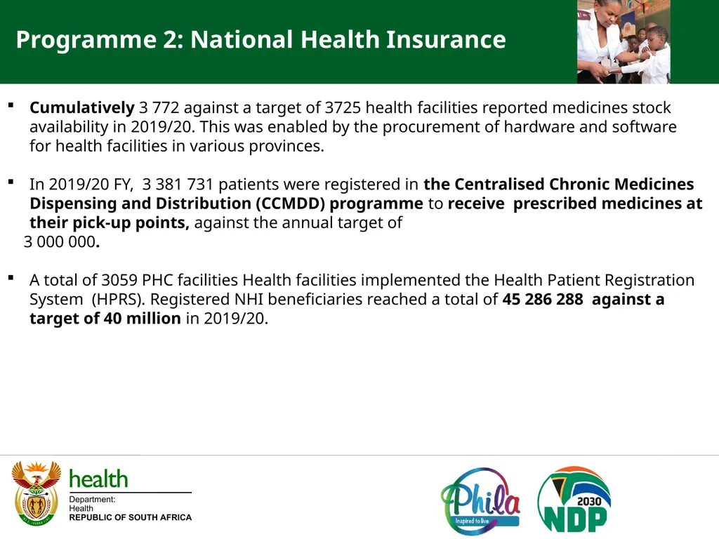 PRESENTATION TO THE JOINT PORTFOLIO COMMITTEE ON - slide 11 of 102