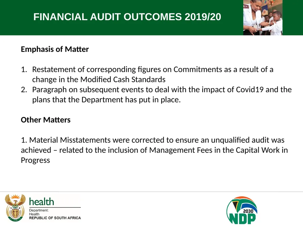 PRESENTATION TO THE JOINT PORTFOLIO COMMITTEE ON - slide 99 of 102