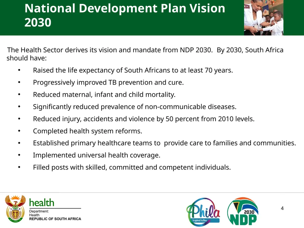 PRESENTATION TO THE JOINT PORTFOLIO COMMITTEE ON - slide 4 of 102