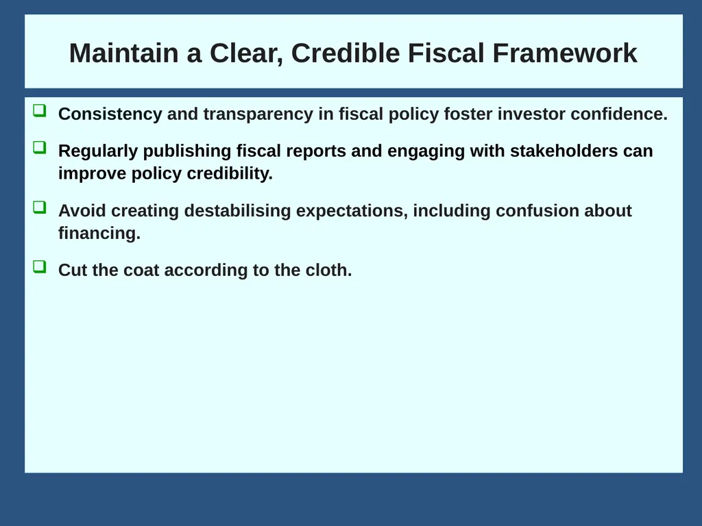 Fiscal Policy in South Africa: From 1994 to now - slide 32 of 37