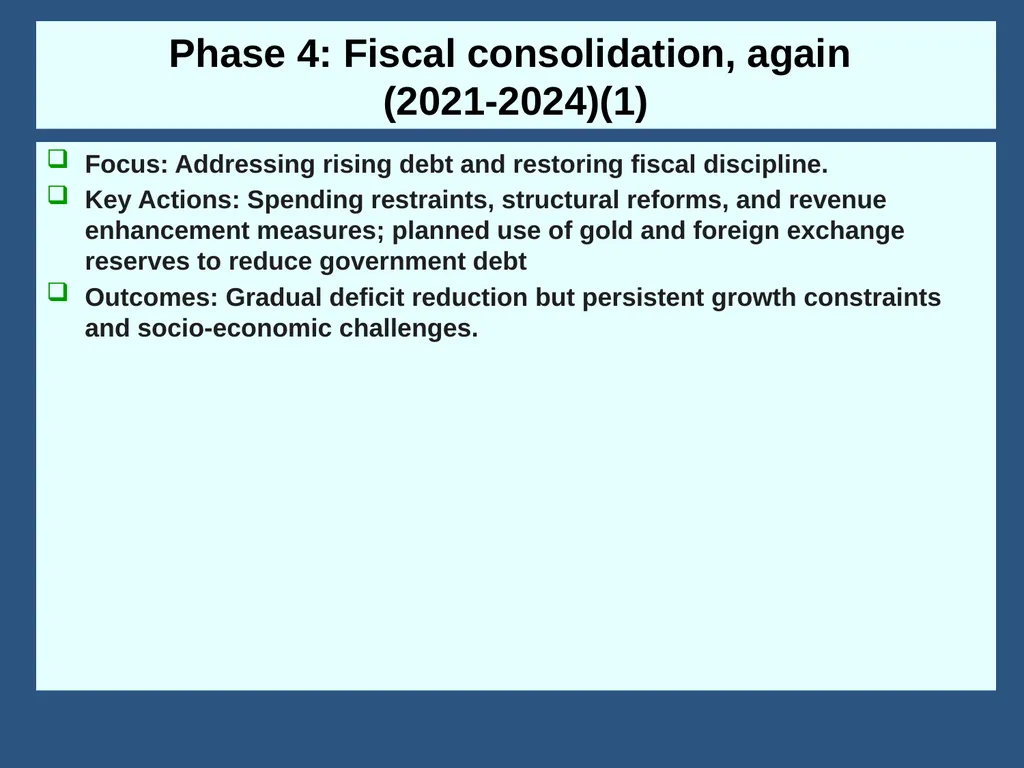 Fiscal Policy in South Africa: From 1994 to now - slide 24 of 37