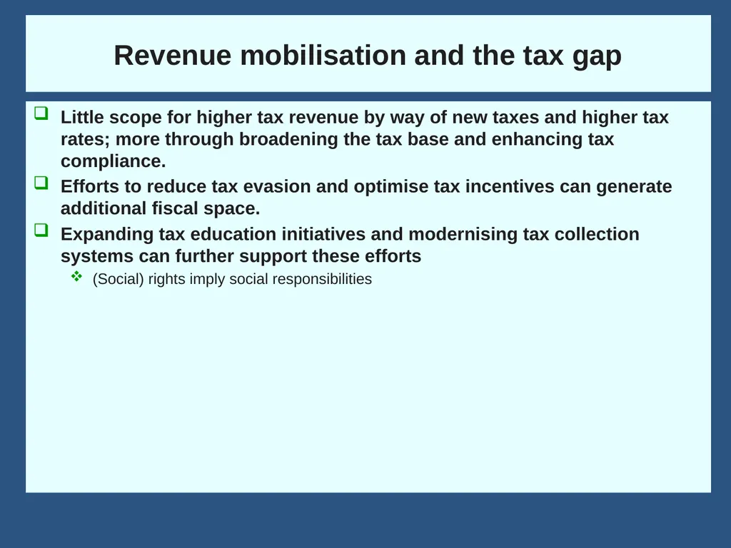 Fiscal Policy in South Africa: From 1994 to now - slide 29 of 37