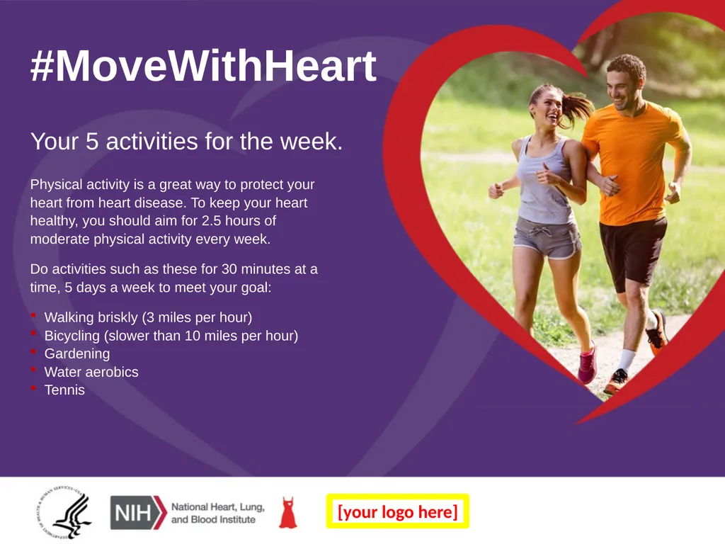 #MoveWithHeart Insert Subhead here Insert body - slide 5 of 7