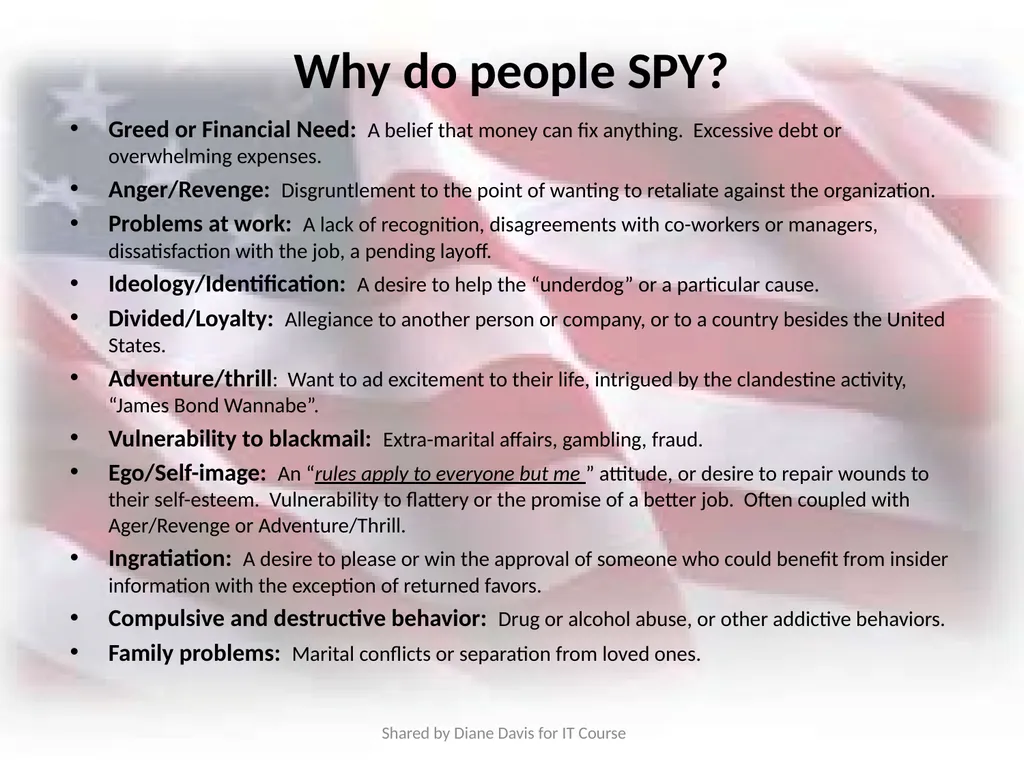 Insider Threat Awareness Training Combating the - slide 14 of 35