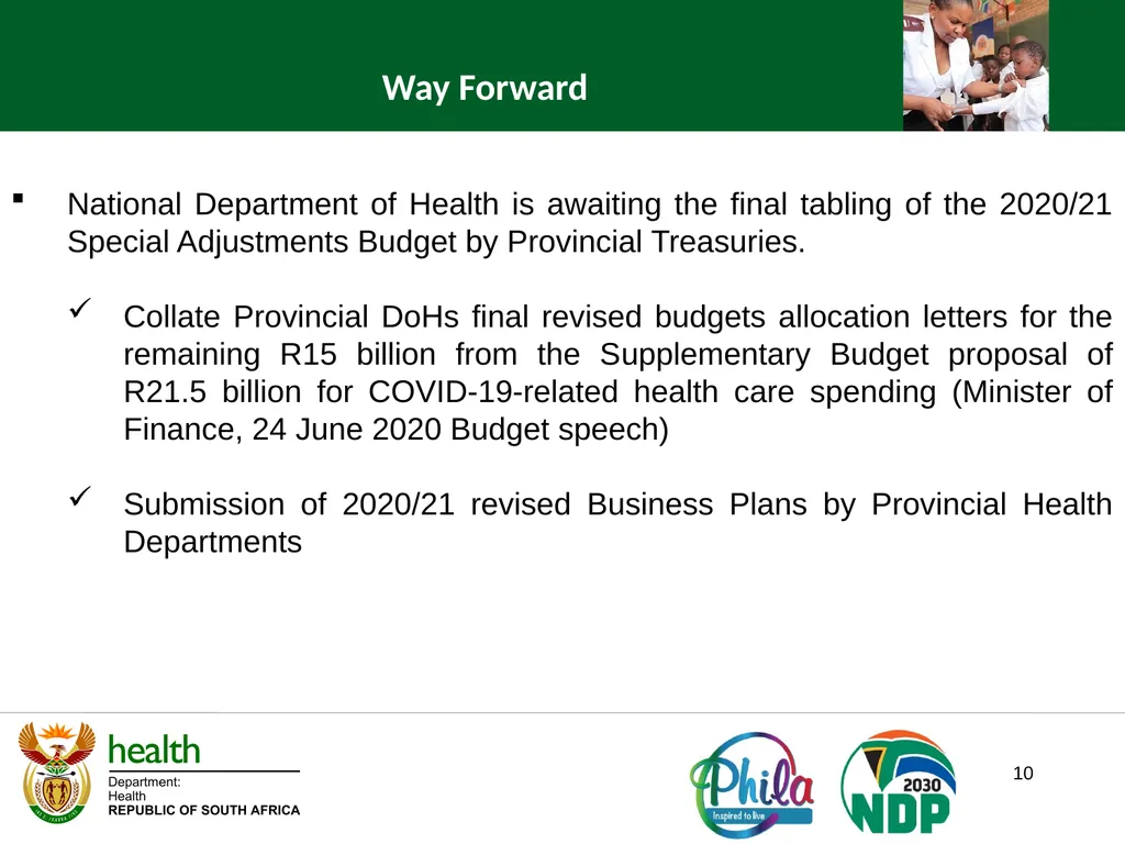 1 STANDING COMMITTEE ON APPROPRIATIONS NATIONAL - slide 10 of 32