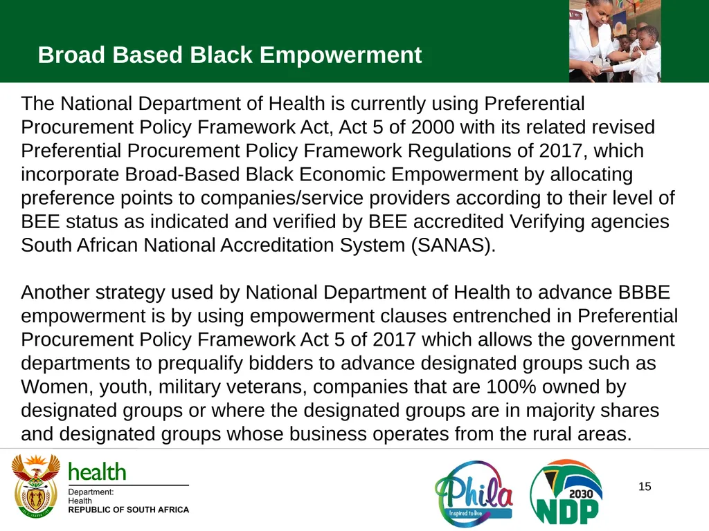 1 STANDING COMMITTEE ON APPROPRIATIONS NATIONAL - slide 15 of 32