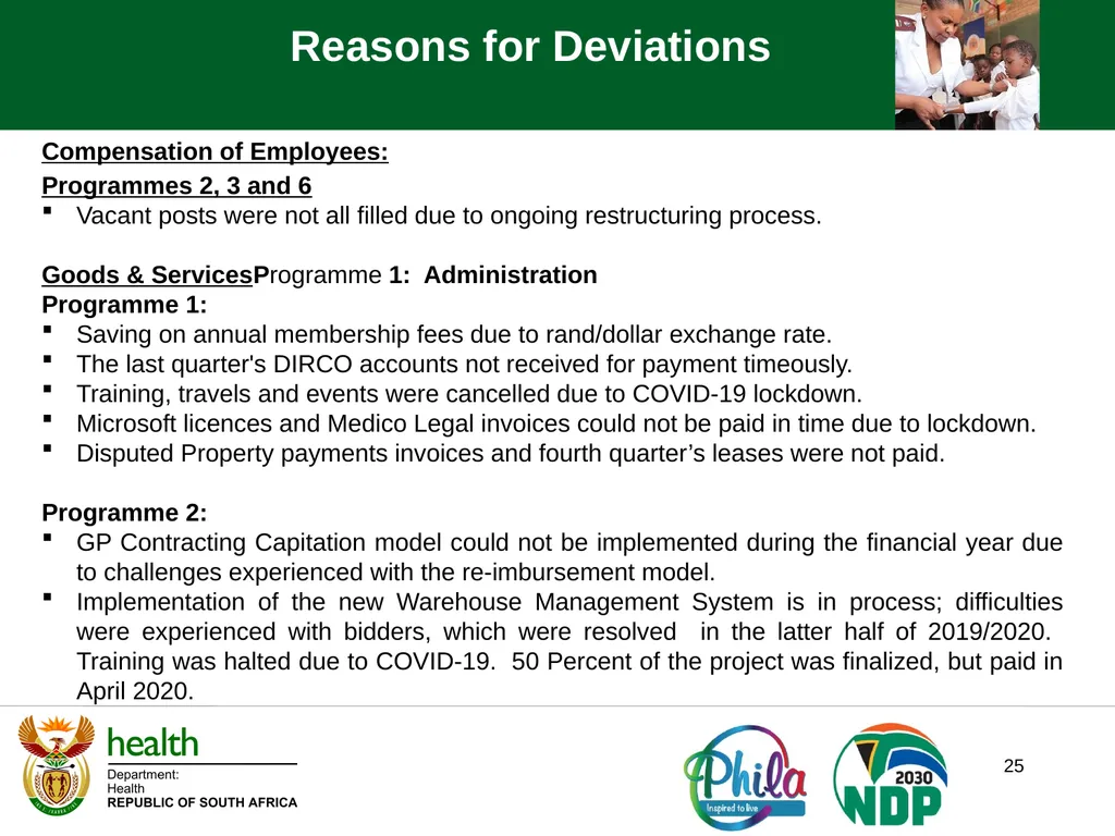 1 STANDING COMMITTEE ON APPROPRIATIONS NATIONAL - slide 25 of 32