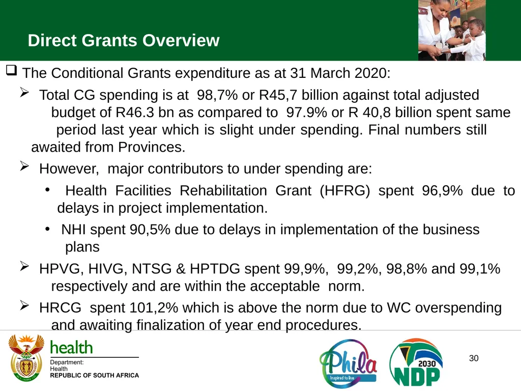 1 STANDING COMMITTEE ON APPROPRIATIONS NATIONAL - slide 30 of 32