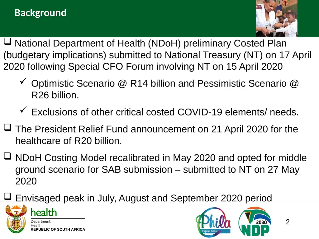 1 STANDING COMMITTEE ON APPROPRIATIONS NATIONAL - slide 2 of 32