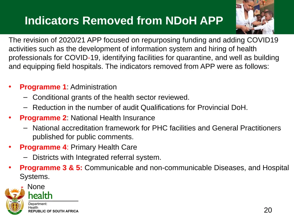 1 STANDING COMMITTEE ON APPROPRIATIONS NATIONAL - slide 20 of 32