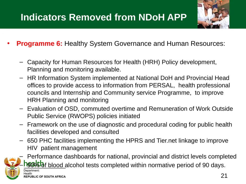 1 STANDING COMMITTEE ON APPROPRIATIONS NATIONAL - slide 21 of 32