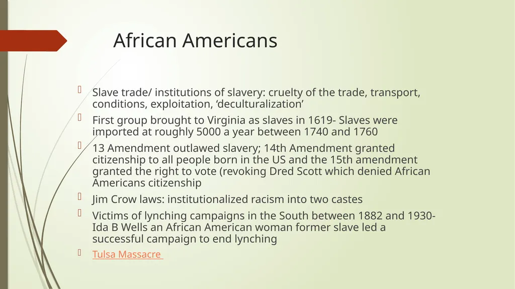 Race and ethnic inequalities An overview of the - slide 35 of 45