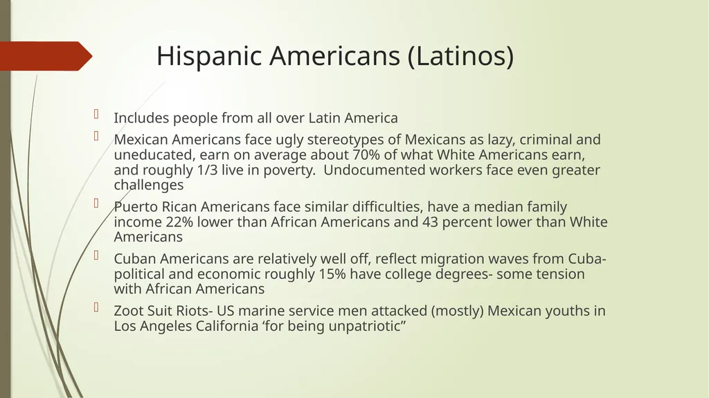 Race and ethnic inequalities An overview of the - slide 37 of 45