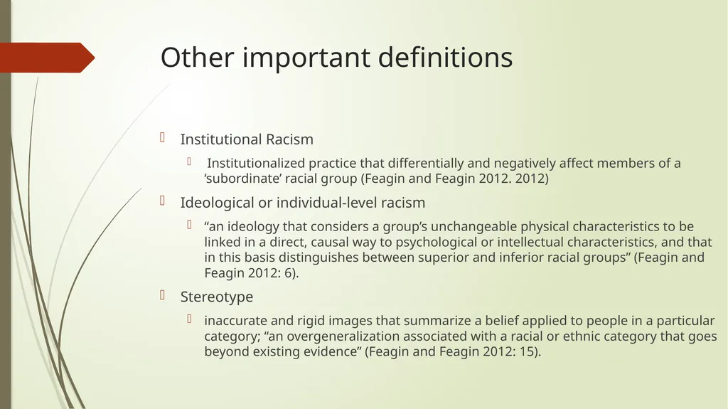 Race and ethnic inequalities An overview of the - slide 4 of 45