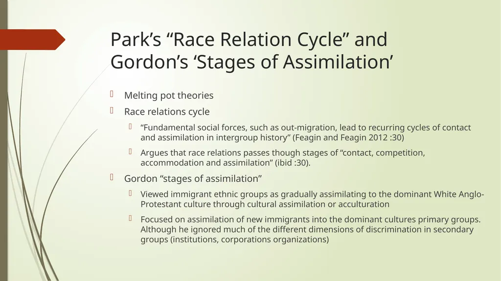 Race and ethnic inequalities An overview of the - slide 27 of 45