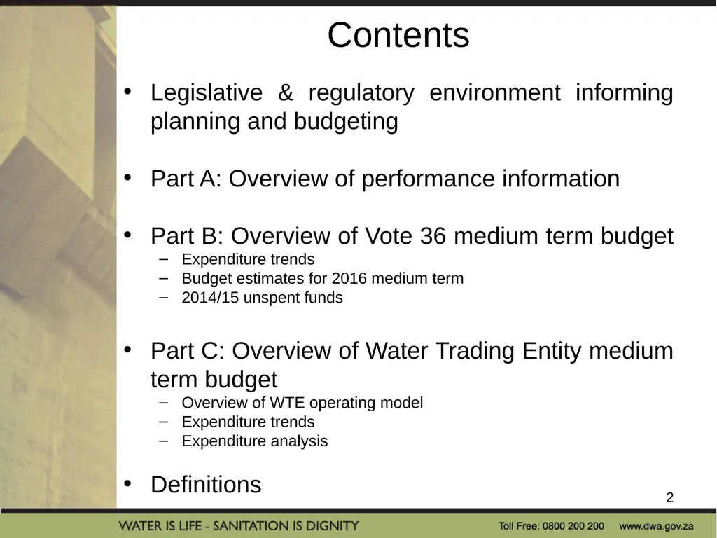PRESENTATION TITLE Presented by: Name Surname - slide 2 of 69