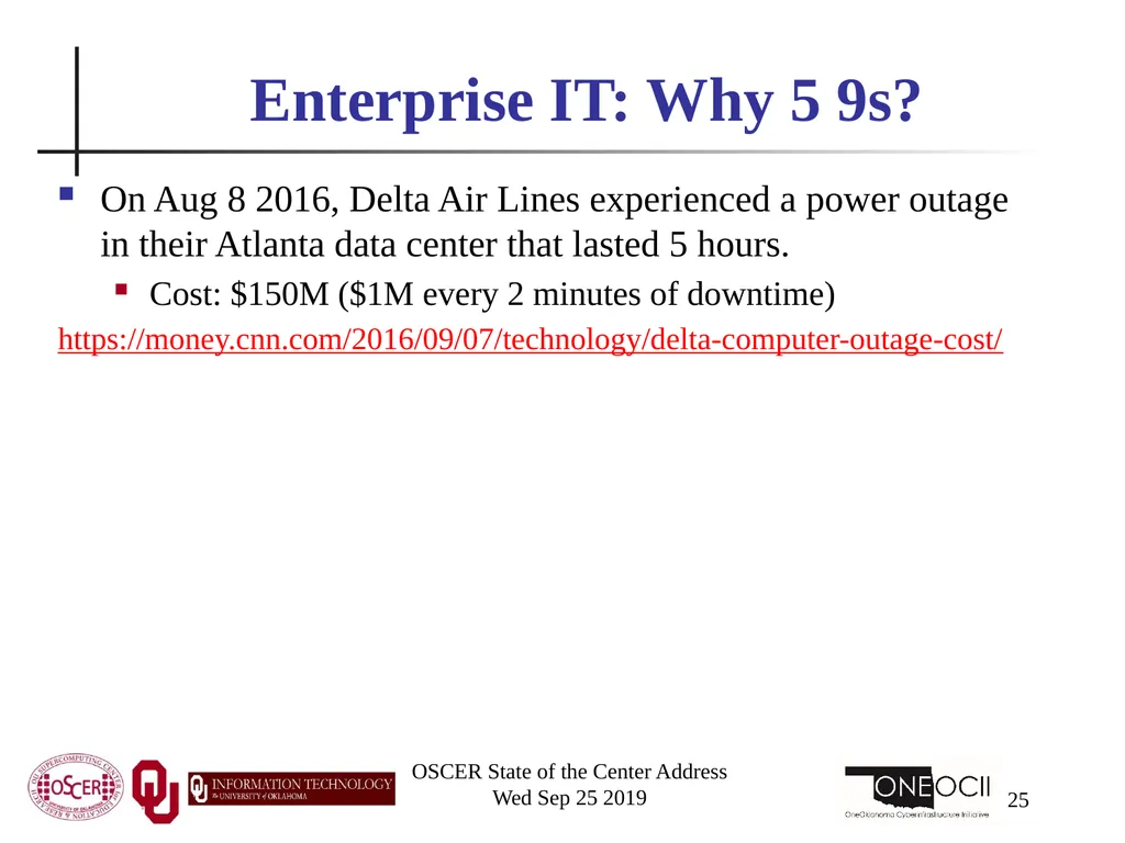 Henry Neeman, Director OU Supercomputing Center - slide 25 of 114