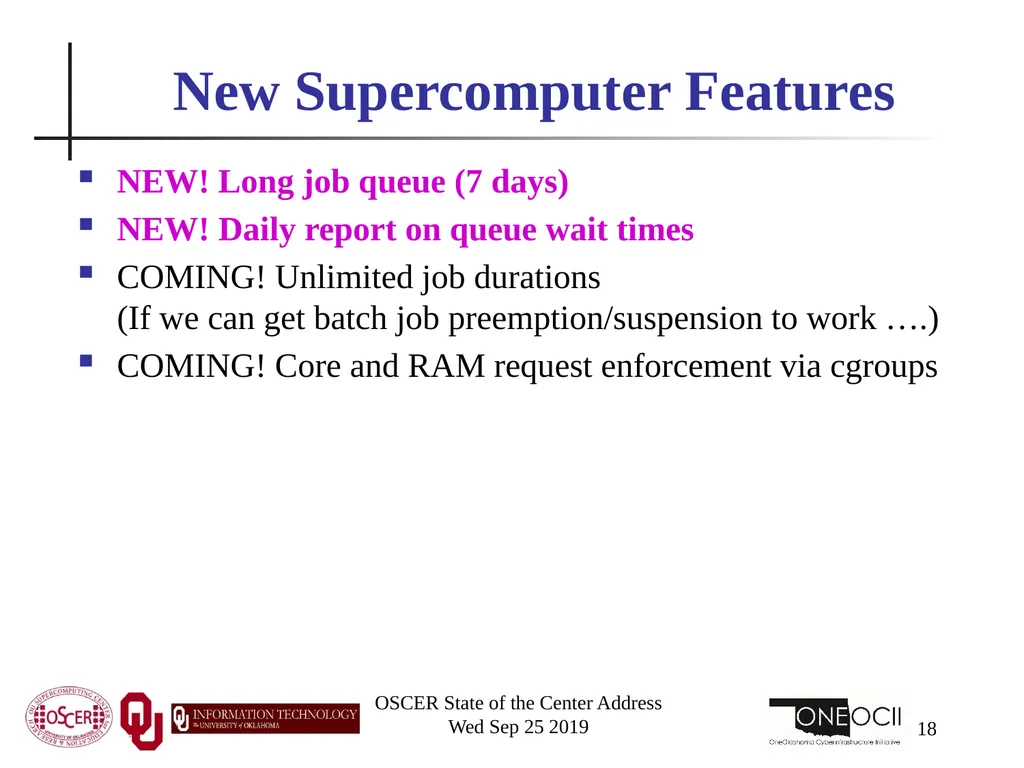 Henry Neeman, Director OU Supercomputing Center - slide 18 of 114