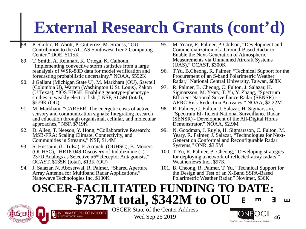 Henry Neeman, Director OU Supercomputing Center - slide 46 of 114