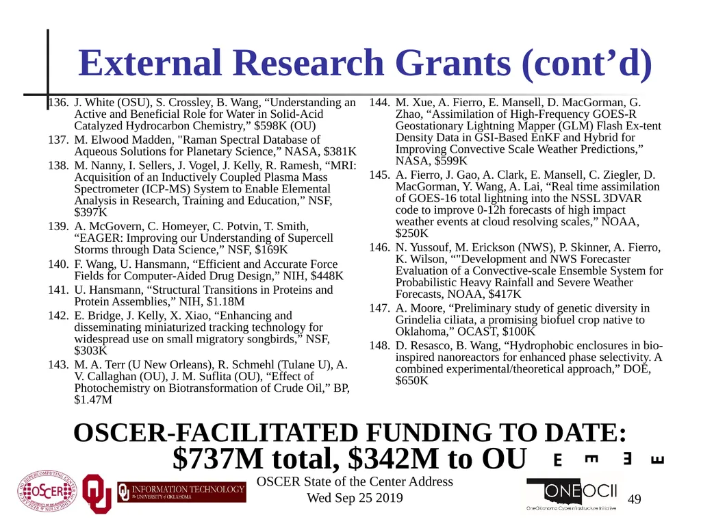 Henry Neeman, Director OU Supercomputing Center - slide 49 of 114