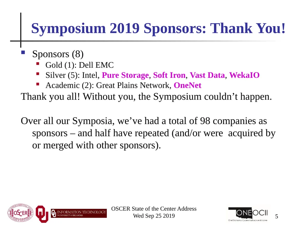 Henry Neeman, Director OU Supercomputing Center - slide 5 of 114