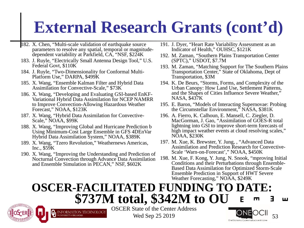 Henry Neeman, Director OU Supercomputing Center - slide 53 of 114