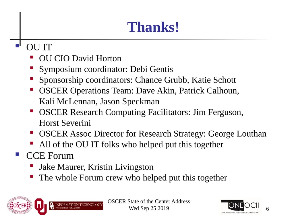 Henry Neeman, Director OU Supercomputing Center - slide 6 of 114