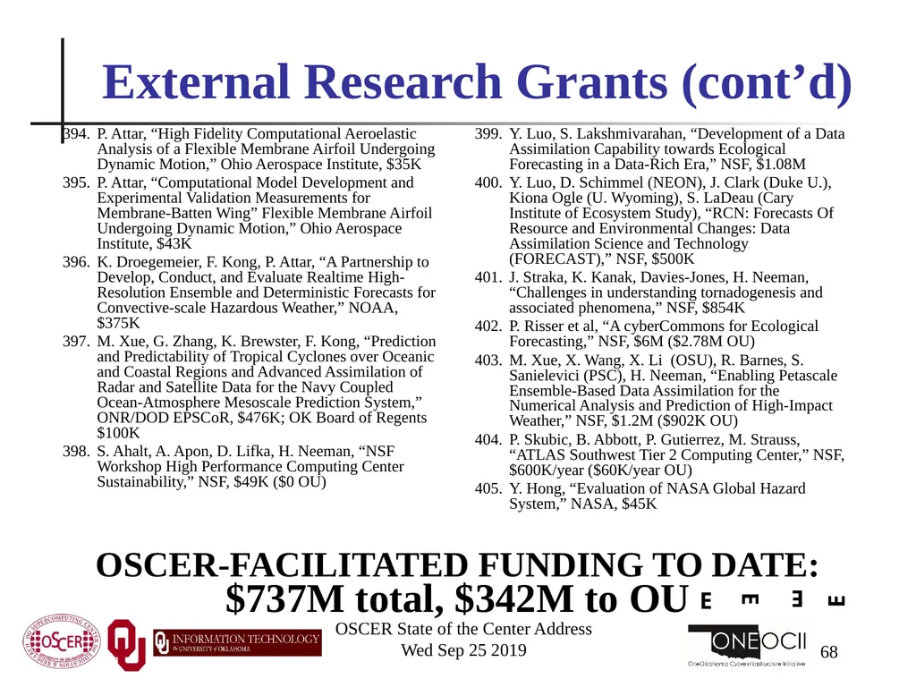 Henry Neeman, Director OU Supercomputing Center - slide 68 of 114