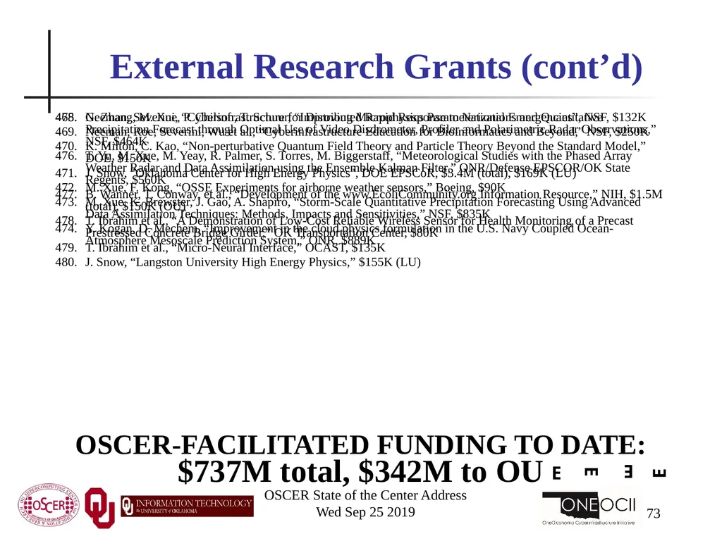 Henry Neeman, Director OU Supercomputing Center - slide 73 of 114