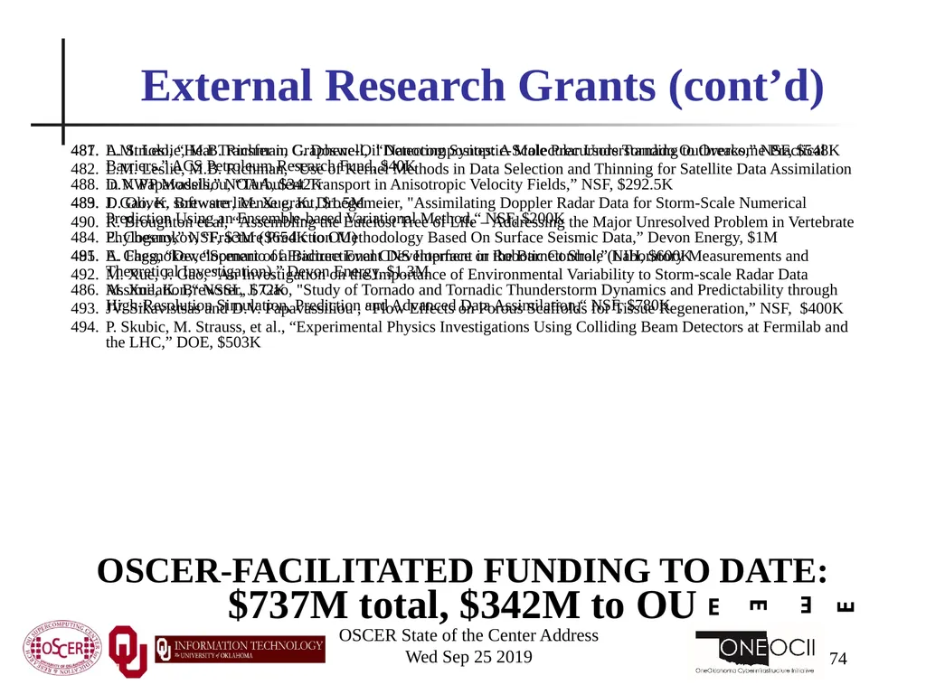 Henry Neeman, Director OU Supercomputing Center - slide 74 of 114