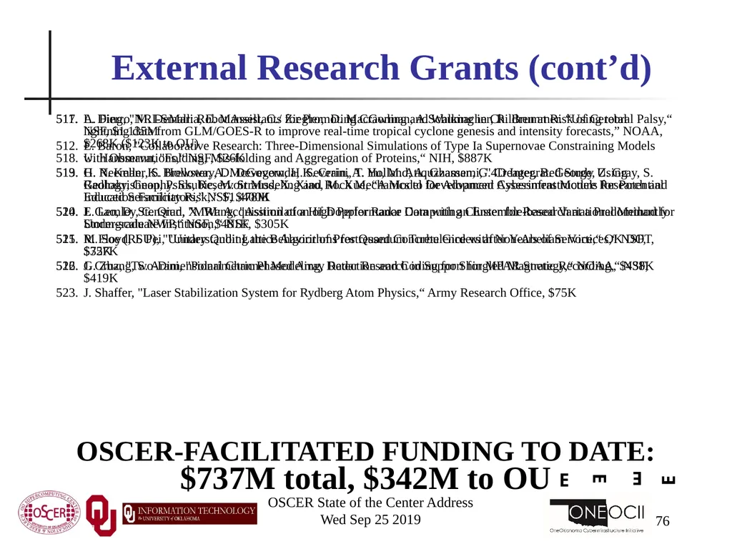 Henry Neeman, Director OU Supercomputing Center - slide 76 of 114