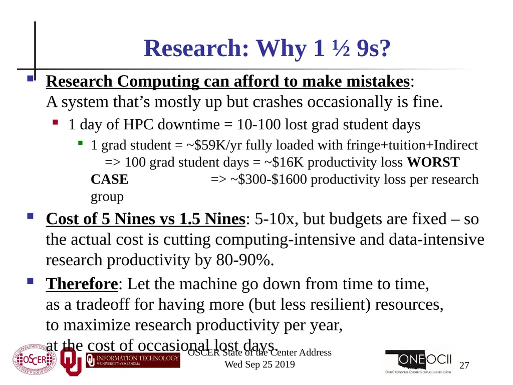 Henry Neeman, Director OU Supercomputing Center - slide 27 of 114