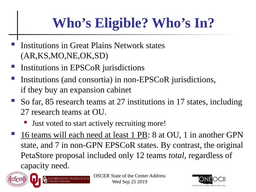 Henry Neeman, Director OU Supercomputing Center - slide 96 of 114