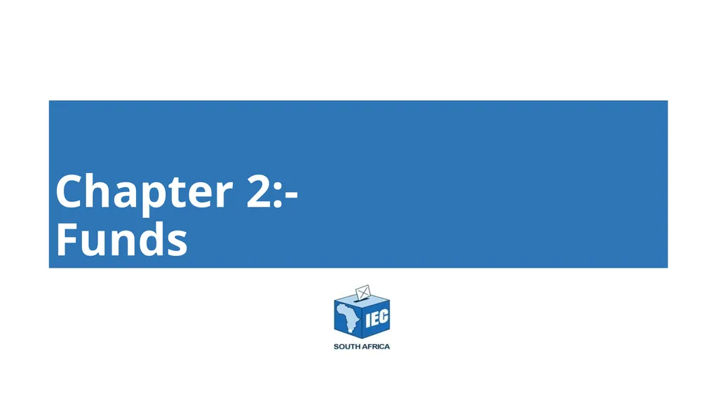 Political Party Funding Act, 6 of 2018 Context - slide 8 of 42