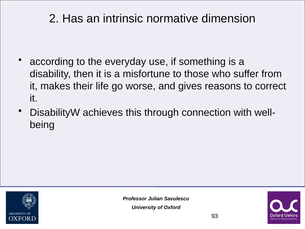1 Disability and Difference Professor Julian - slide 93 of 118