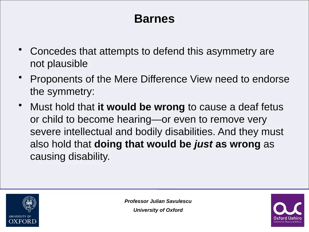 1 Disability and Difference Professor Julian - slide 46 of 118