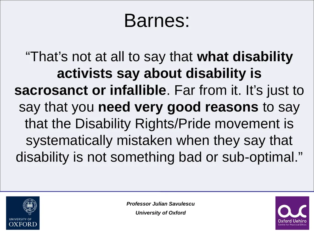 1 Disability and Difference Professor Julian - slide 54 of 118