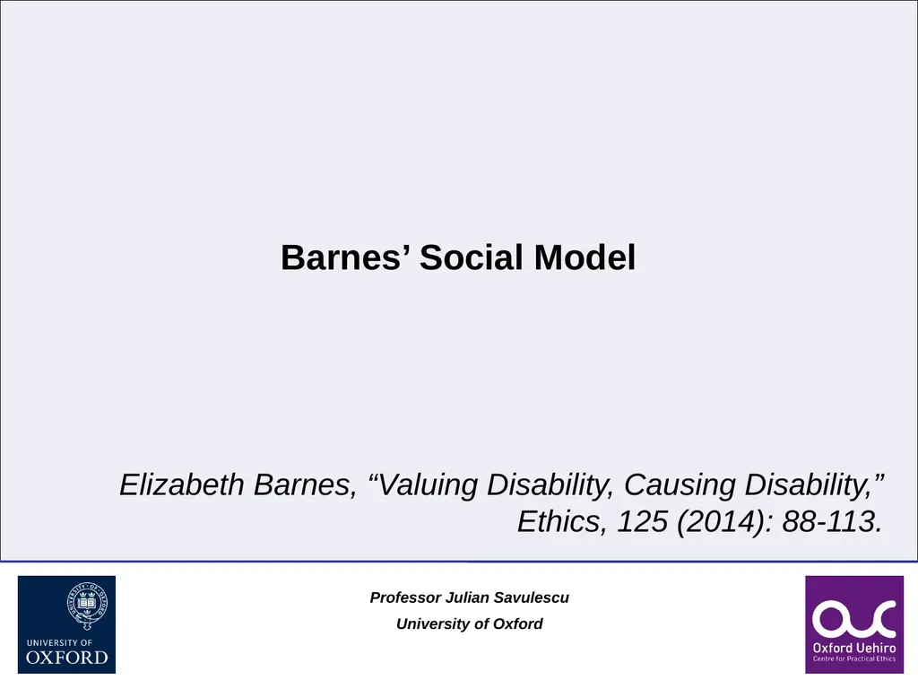 1 Disability and Difference Professor Julian - slide 23 of 118