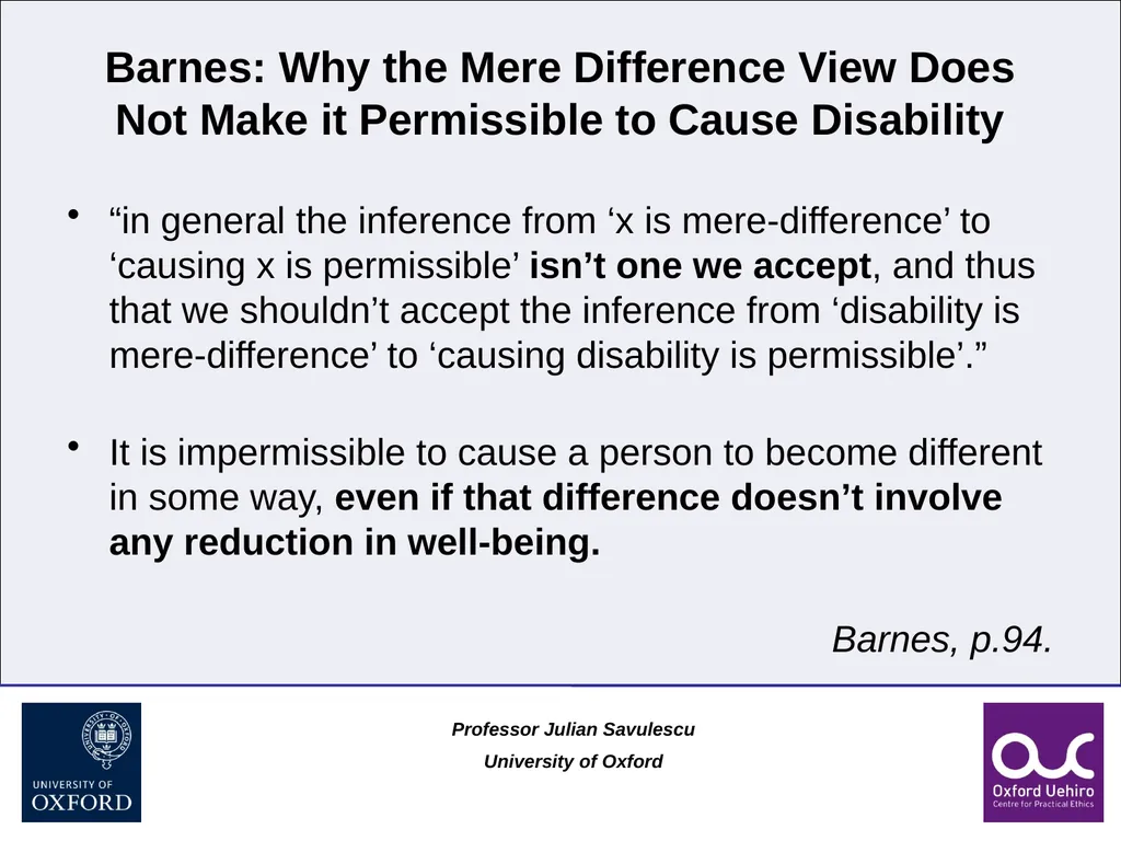 1 Disability and Difference Professor Julian - slide 40 of 118