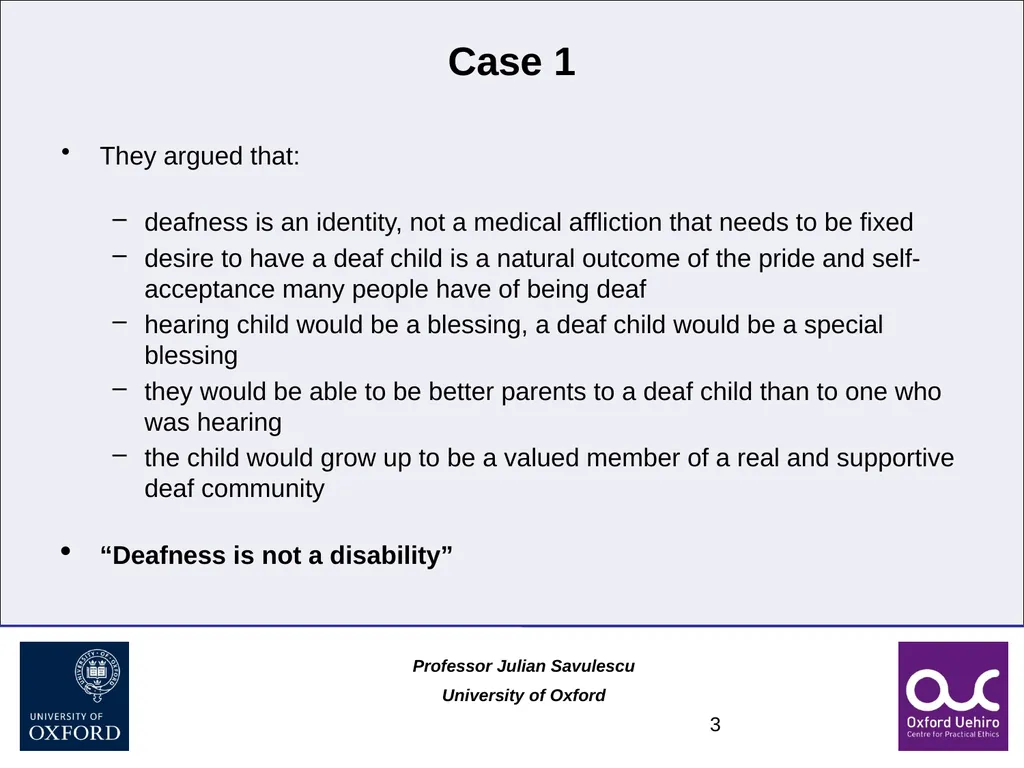 1 Disability and Difference Professor Julian - slide 3 of 118