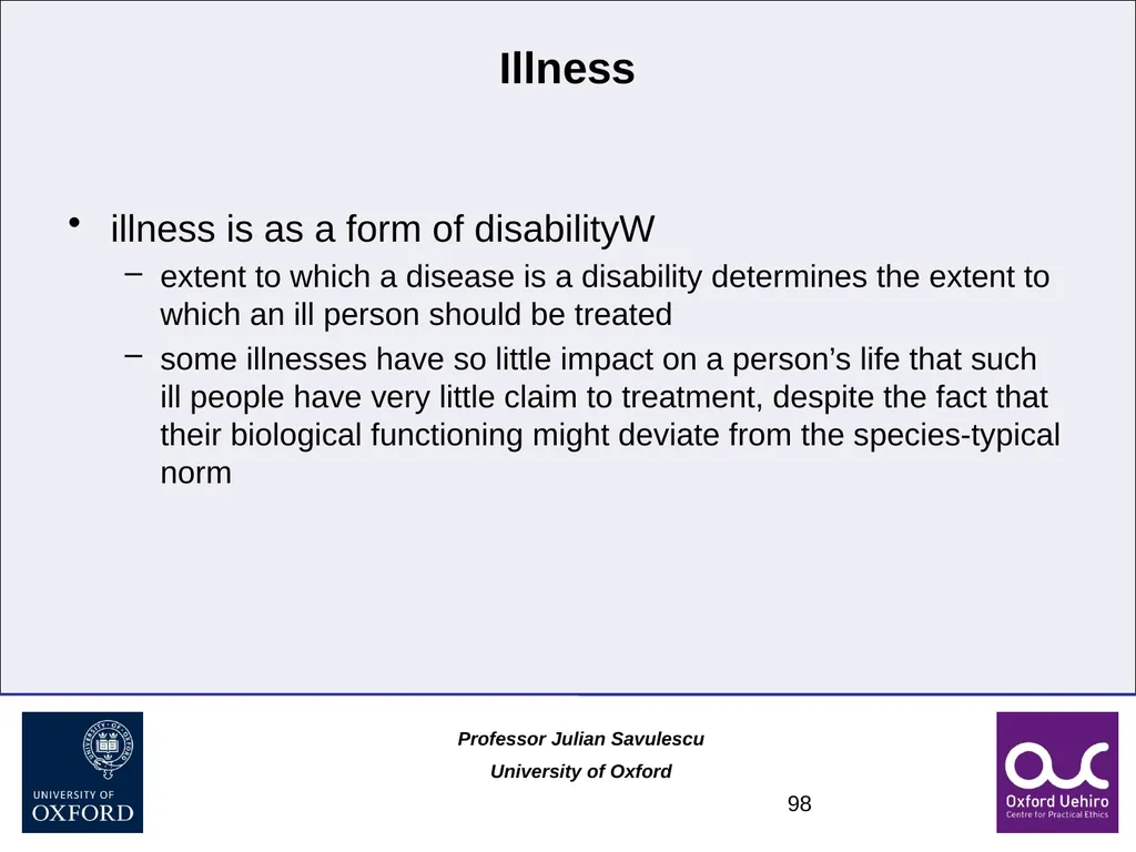 1 Disability and Difference Professor Julian - slide 98 of 118