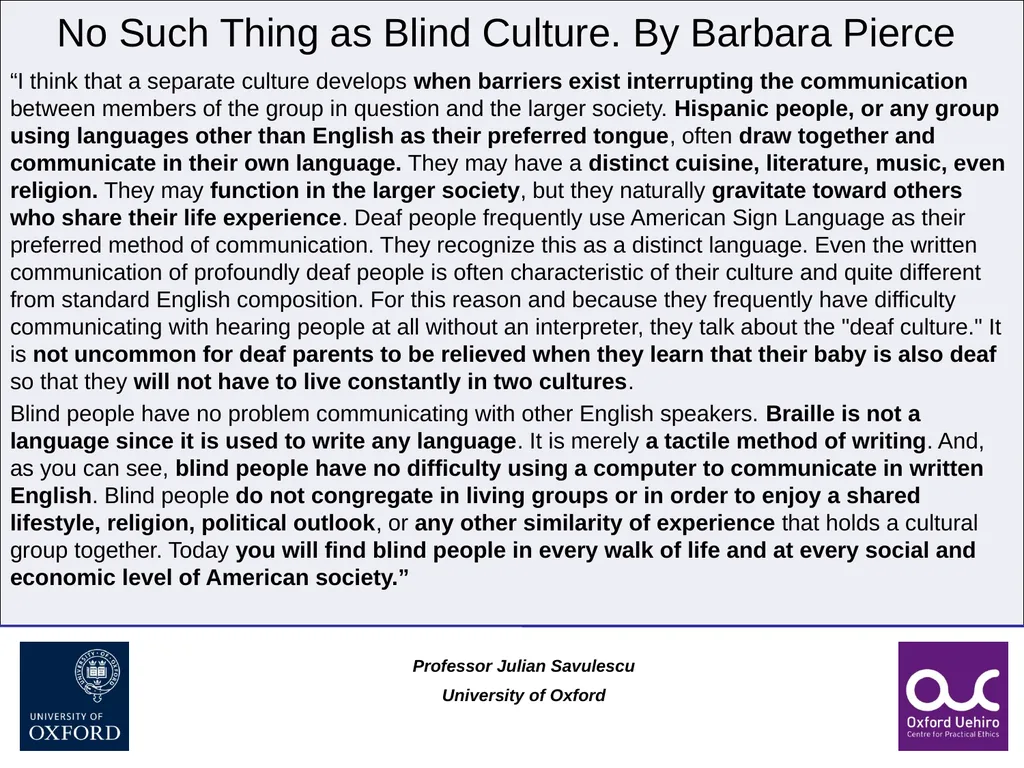 1 Disability and Difference Professor Julian - slide 85 of 118