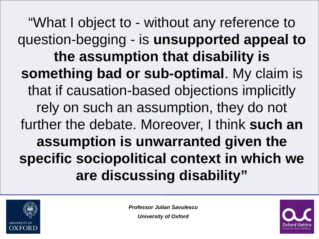1 Disability and Difference Professor Julian - slide 52 of 118