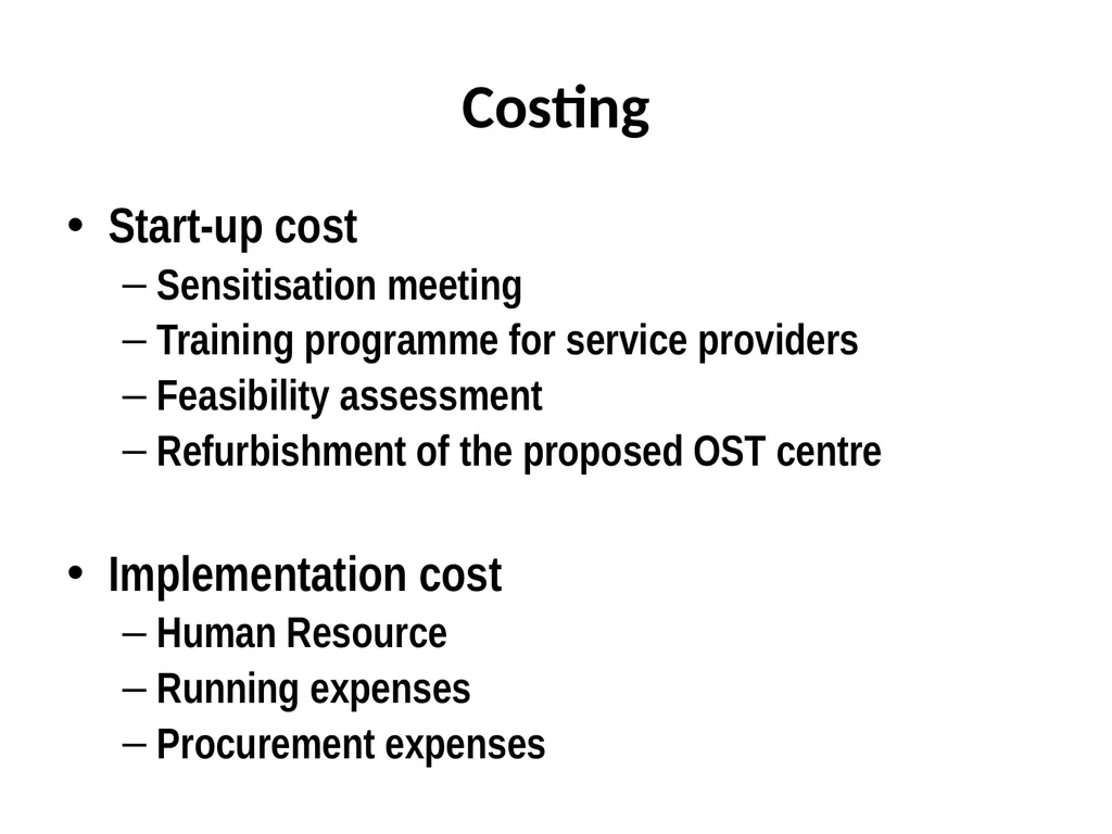 Opioid Substitution Therapy (OST) toolkits: - slide 35 of 37
