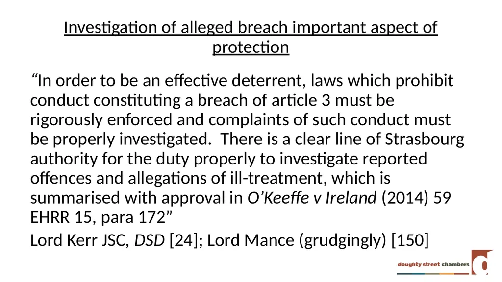 DSD v COMMISSIONER OF POLICE FOR THE METROPOLIS - slide 7 of 26
