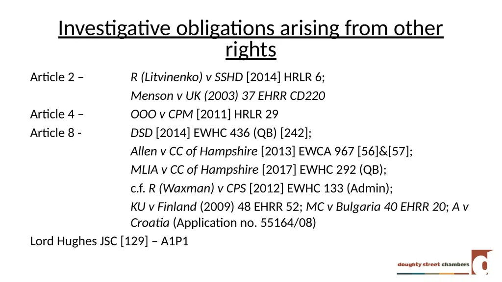 DSD v COMMISSIONER OF POLICE FOR THE METROPOLIS - slide 26 of 26