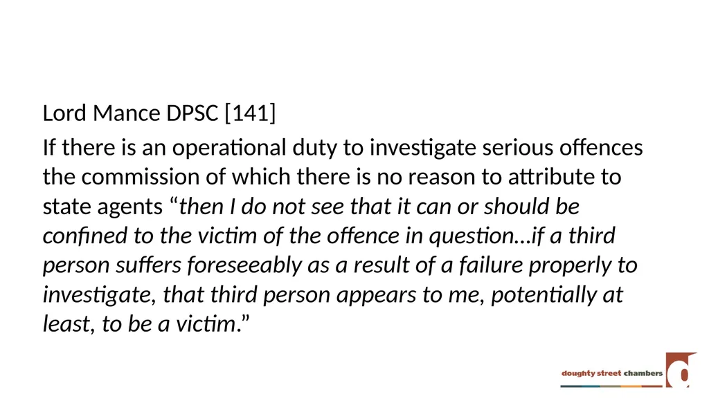 DSD v COMMISSIONER OF POLICE FOR THE METROPOLIS - slide 21 of 26