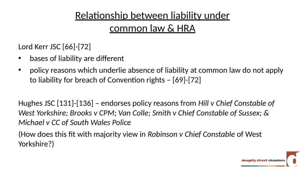 DSD v COMMISSIONER OF POLICE FOR THE METROPOLIS - slide 22 of 26