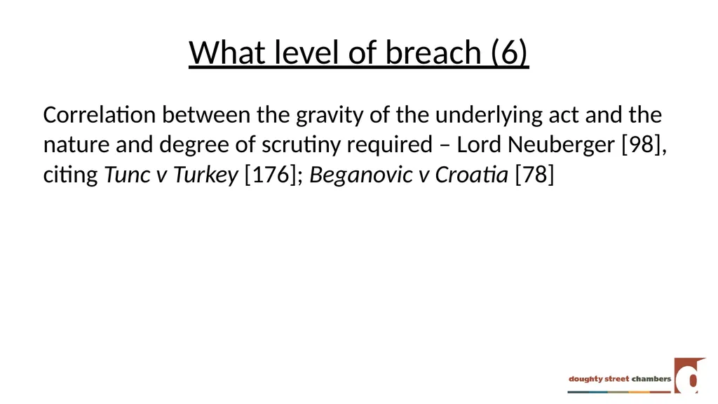 DSD v COMMISSIONER OF POLICE FOR THE METROPOLIS - slide 13 of 26