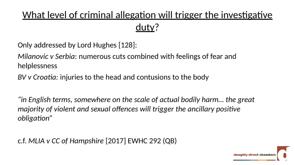 DSD v COMMISSIONER OF POLICE FOR THE METROPOLIS - slide 19 of 26